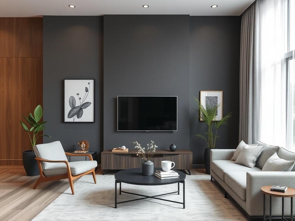 Small forms in living room designфото